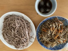 今日も蕎麦