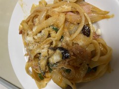 今日はパスタ