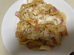 今日はパスタを作って