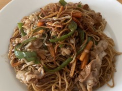 今日は上海焼そば