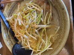 今日の昼はネギラーメン