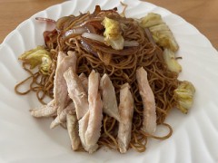 今日は上海焼そば