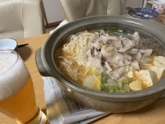 今日も鍋で