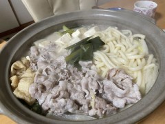 今日は寒いので&#129398;お鍋で