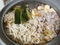 今シーズン最後と言ったけど、今日も鍋