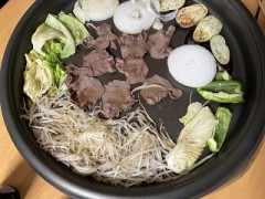 今晩は焼肉で