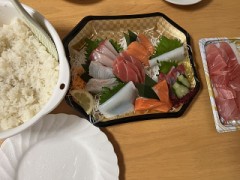 今日は手巻き寿司で