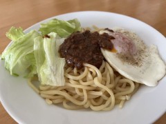 今日の昼は台湾まぜそば