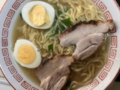 今日の昼は佐野ラーメン風を作って