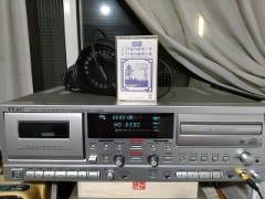 カセットテープで ....