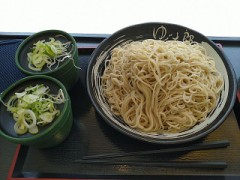今日はお蕎麦！