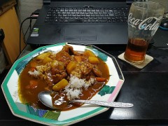 今夜はカレーに！