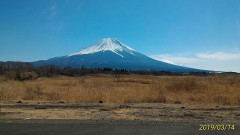 違う角度からの富士山