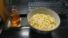 何もない時はうどん！