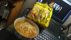 回鍋肉もどきと『シャキシャキもやし麺！』