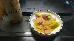 『我流プデチゲ』（冬野菜を簡単に楽しむ料理としては最高だよ～！）