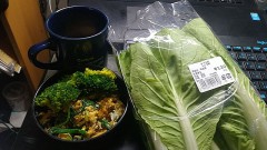 『ほうれん草の玉子とじ（スプリングスティーン風）』  美味しいよ   (^_^)