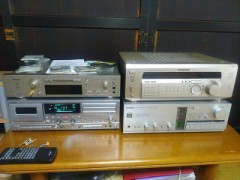 今日はオーディオの入れ替えを