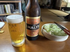 人生最後の「一杯」を堪能しました