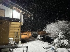 またまた夜半の積雪に～