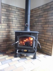 薪ストーブデビュー