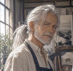 エレベーターで