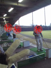 夜勤明けの打ちっぱなし