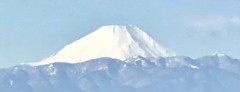 今日の白雪の富士山
