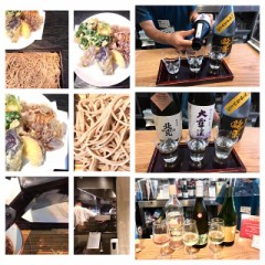 銀座でランチとお酒（日本酒、ワイン）の試飲