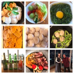マンション33階レストランで飲食会