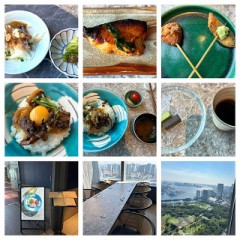 汐留のビル46階でランチ会