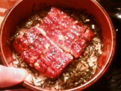 今日の夕食はひつまぶし(^O^)