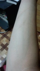 最近腕の血管浮いてきた( 笑)