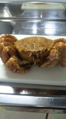 ツマミは、毛ガニ