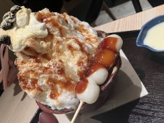 変わったかき氷食べたよ＼(^o^)／