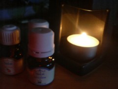 アロマオイルとポット