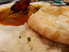 今日はカレーを食べました