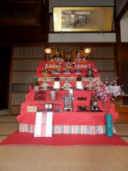 旧家で美術展＆ひな祭り