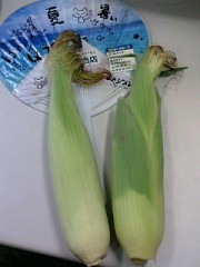 とうもろこしぃ～(*^▽^*)