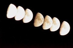 月を撮ってみた