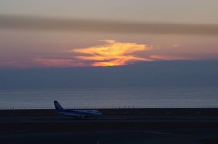 夕陽の写真撮ってみた　ラスト