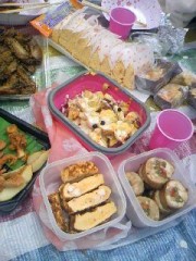 桜の花の下でＨカップと…