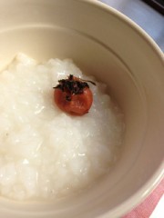お粥…