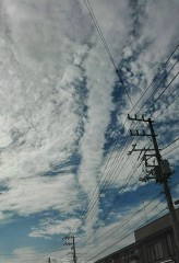 阿蘇噴火12時間前の空