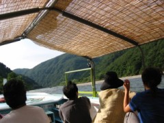 最上川舟下りを体験！！