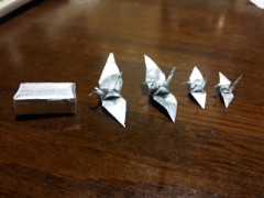 目の前に四角い紙があると・・・