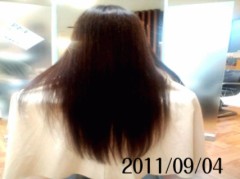 今日9/3はヘアモデルでテレビ収録