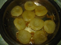 ラフランスのパイを作る　１ｔｈ　ラフランス(洋梨)の処理