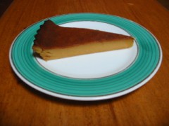 チーズケーキを食べてみました。