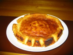 またチーズケーキを作りました。